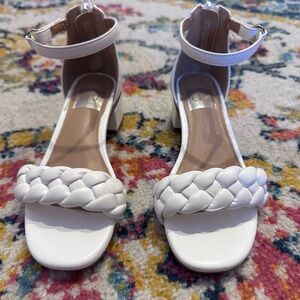 DV by Dolce Vita White Braided Strap Dress Shoes